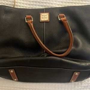 Dooney & Bourke Black Leather Tote Bag